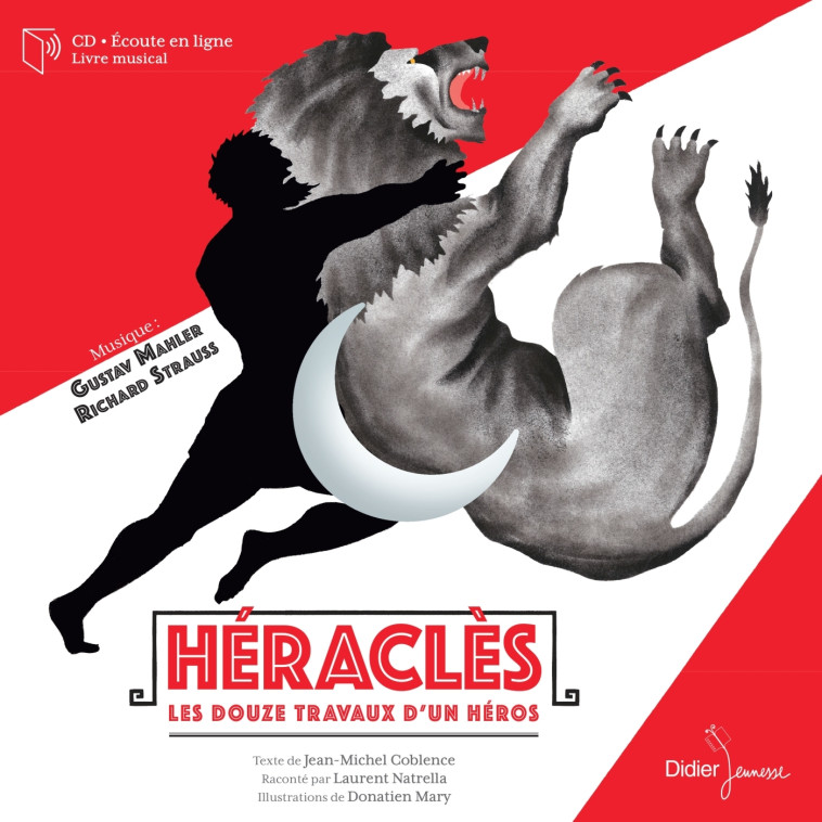 HERACLES LES DOUZE TRAVAUX D' UN HEROS + CD - COBLENCE/MARY - DIDIER JEUNESSE