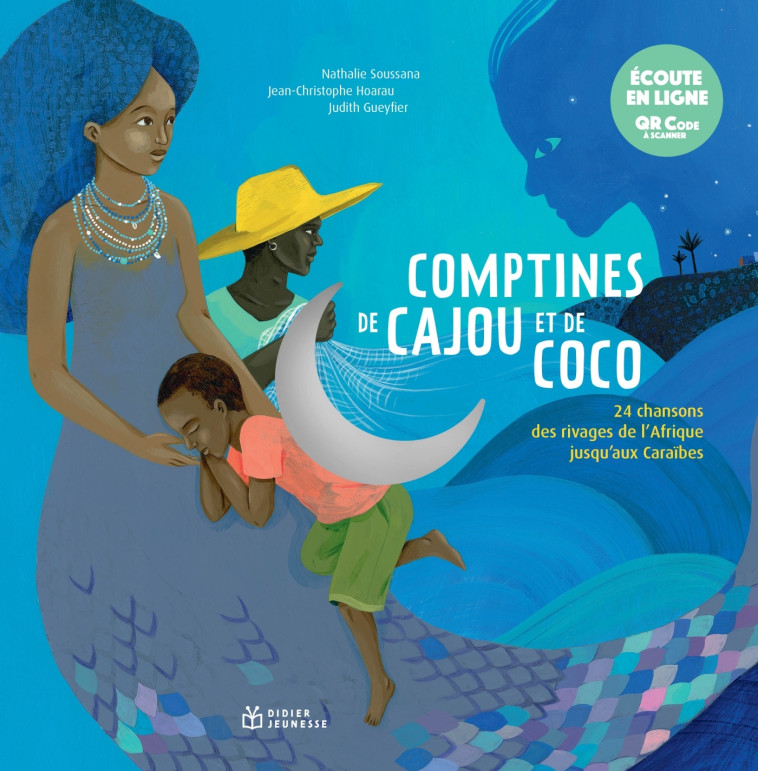 COMPTINES DE CAJOU ET DE COCO LIVRE MUSICAL - SOUSSANA NATHALIE - DIDIER JEUNESSE