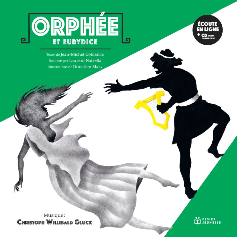 ORPHEE ET EURYDICE + CD - COBLENCE/MARY - DIDIER JEUNESSE