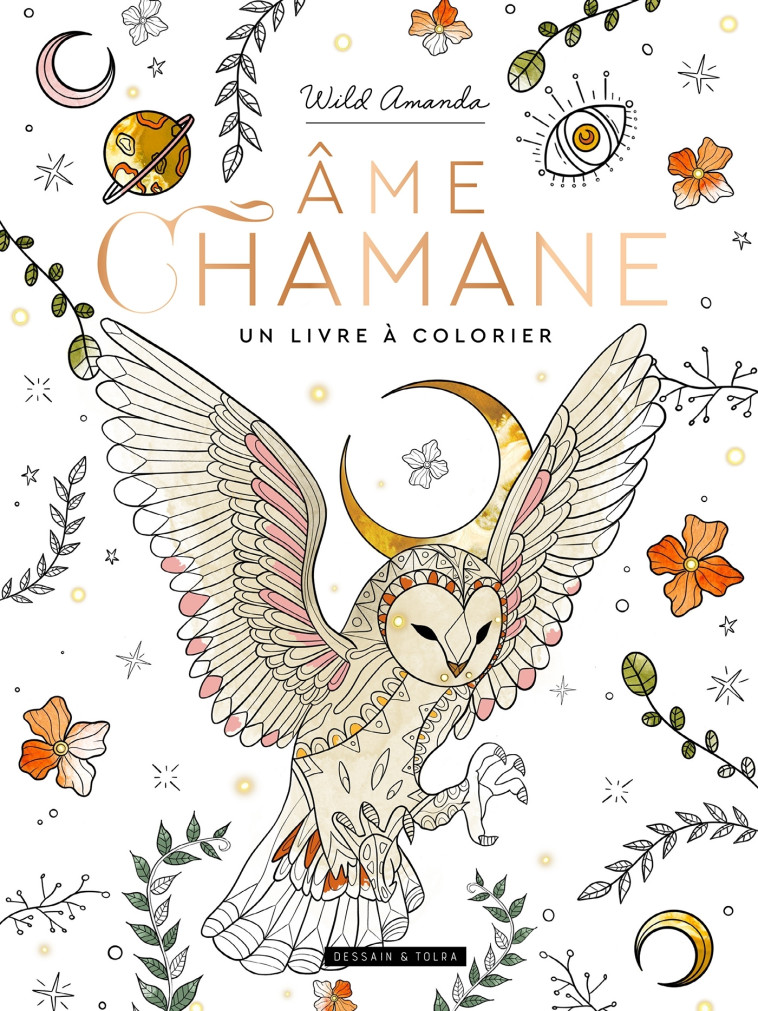 AME CHAMANE, UN LIVRE A COLORIER - AMANDA WILD - DESSAIN TOLRA