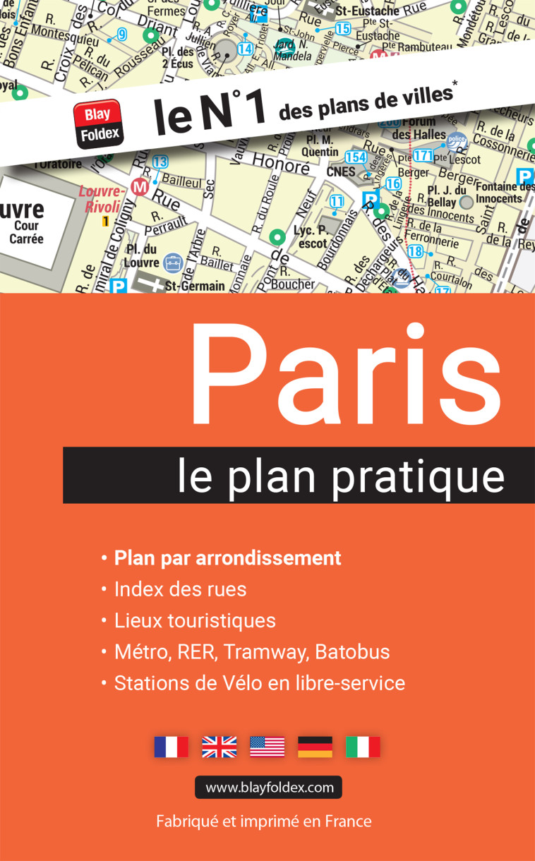 PARIS - LE PLAN PRATIQUE - BLAY-FOLDEX - BLAY