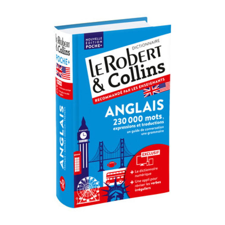 ROBERT & COLLINS POCHE + ANGLAIS - COLLECTIF/LARROCHE - LE ROBERT