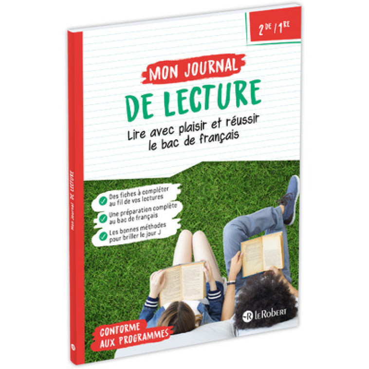 MON JOURNAL DE LECTURE 2DE/1RE - DELALE/GALAND/PINEL - LE ROBERT