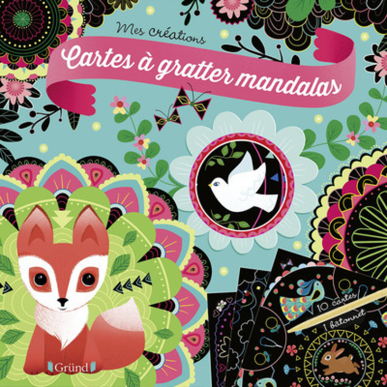 CARTES A GRATTER MANDALAS - ROHRBACH SOPHIE - GRUND