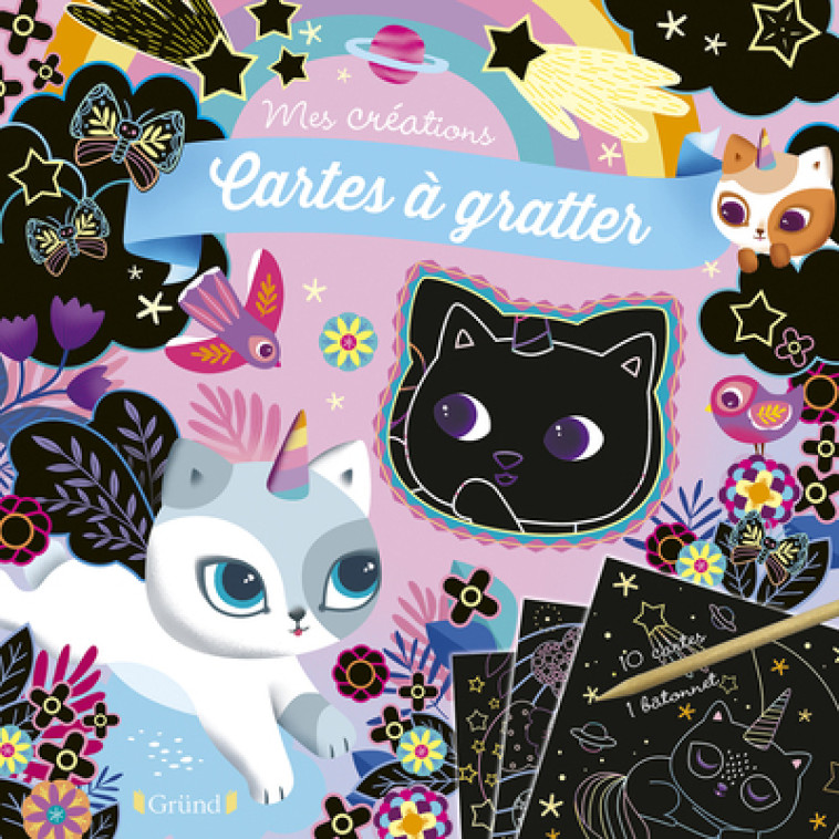 CARTES A GRATTER - CHATONS MAGIQUES - ROHRBACH SOPHIE - GRUND