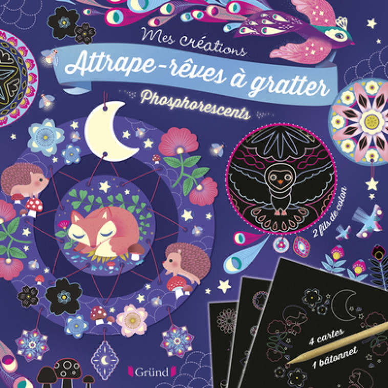 ATTRAPE-REVES A GRATTER PHOSPHORESCENTS - COLLECTIF - GRUND