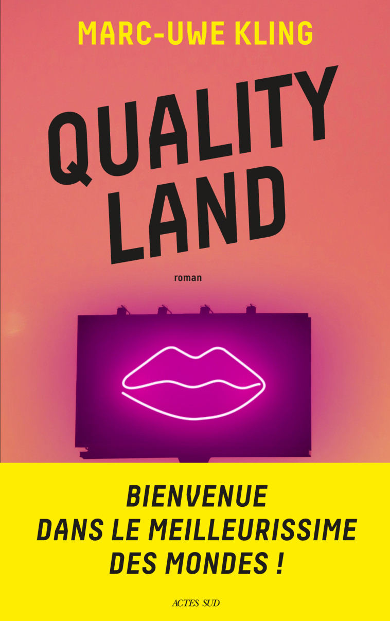 QUALITY LAND - KLING MARC-UWE - ACTES SUD