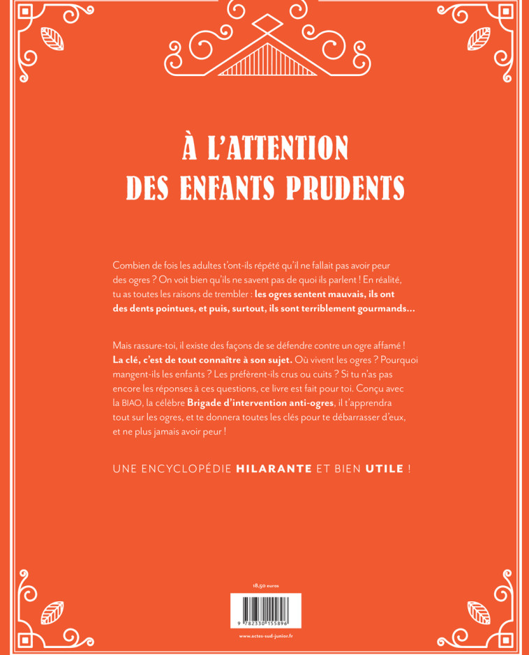 ENCYCLOPEDIE DES OGRES - BARONNET/DOREMUS - ACTES SUD