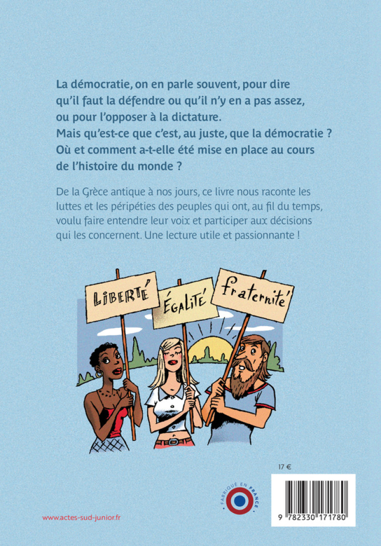 LA GRANDE ODYSSEE DE LA DEMOCRATIE - LAMOUREUX/HELIOT - ACTES SUD