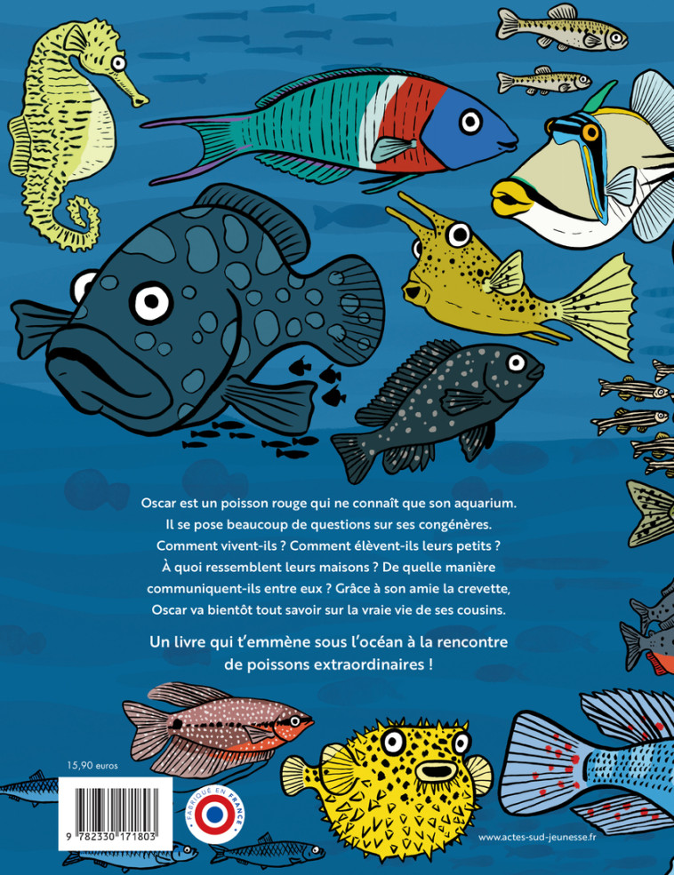 LE MONDE SECRET DES POISSONS - PINAUD/GLASSOF - ACTES SUD