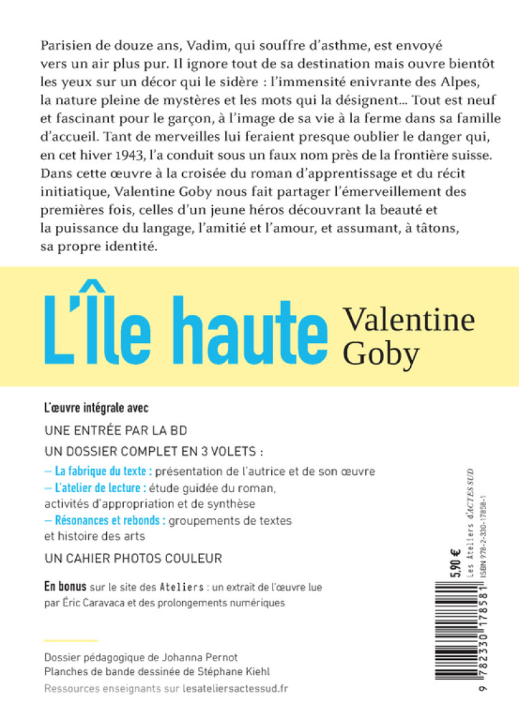 L'ILE HAUTE - GOBY - ACTES SUD