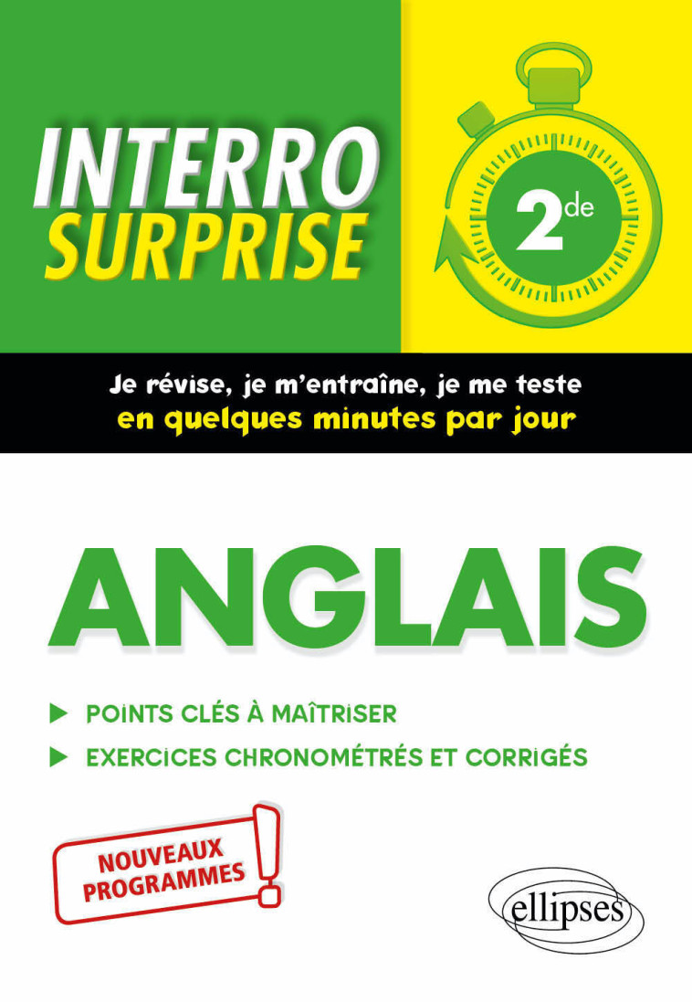 ANGLAIS SECONDE NOUVEAUX PROGRAMMES - COLLECCHIA FREDERIC - ELLIPSES