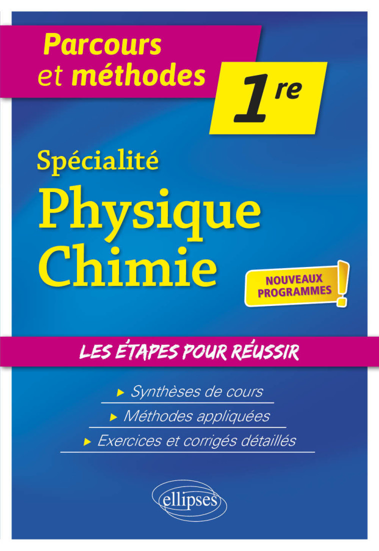 SPECIALITE PHYSIQUE-CHIMIE 1ERE - LEGRAND DAVID - ELLIPSES