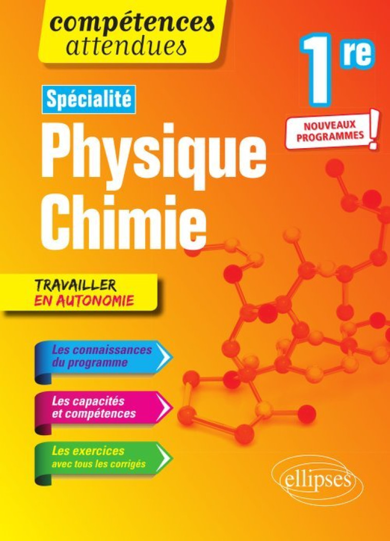 SPECIALITE PHYSIQUE CHIMIE 1RE 2019 - OLIVI MARIANNE - ELLIPSES