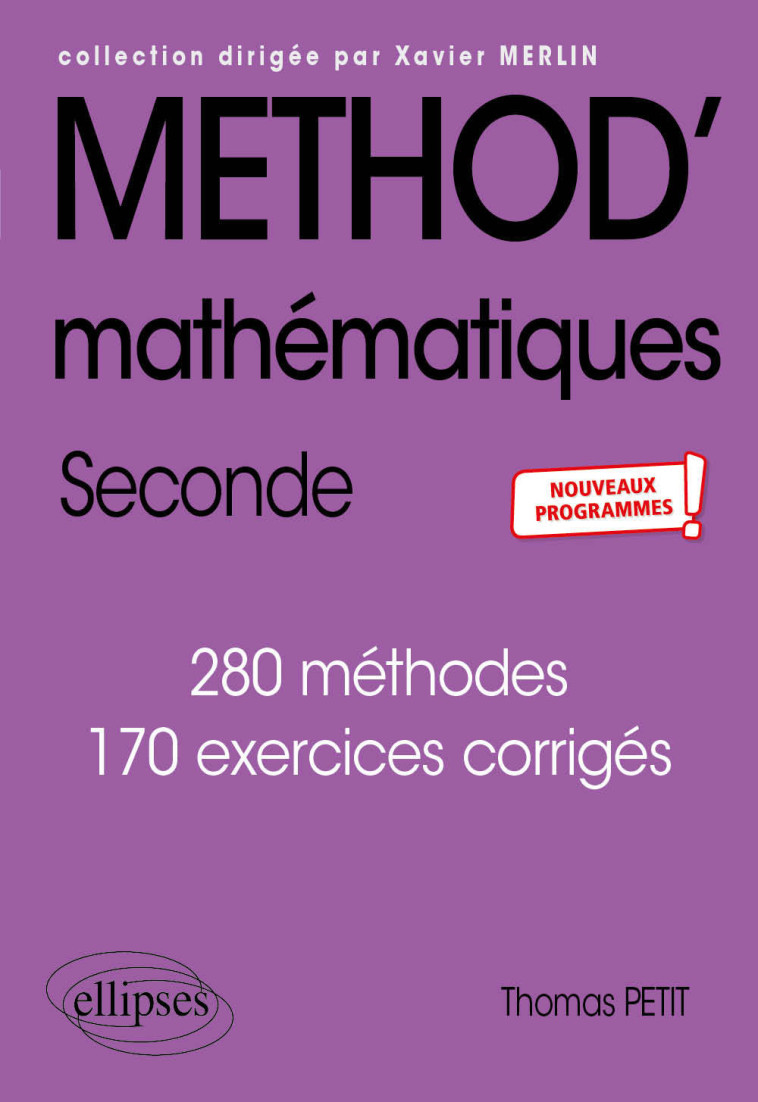 METHOD' MATHS 2NDE 2019 - PETIT THOMAS - ELLIPSES