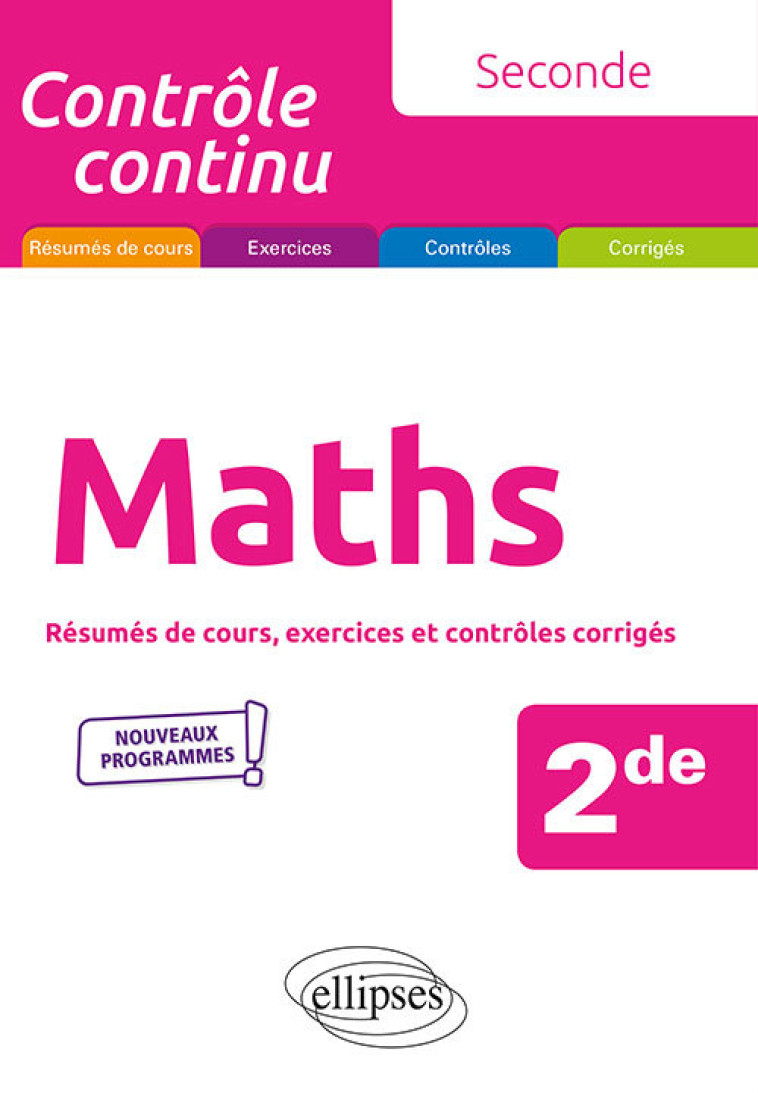 MATHEMATIQUES 2NDE 2019 - RAUWEL NICOLAS - ELLIPSES