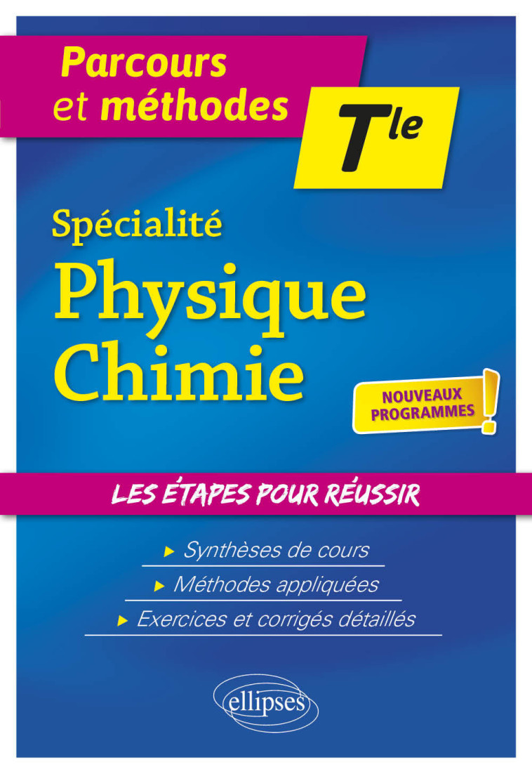 SPE PHYSIQUE-CHIMIE - TLE - LEGRAND DAVID - ELLIPSES