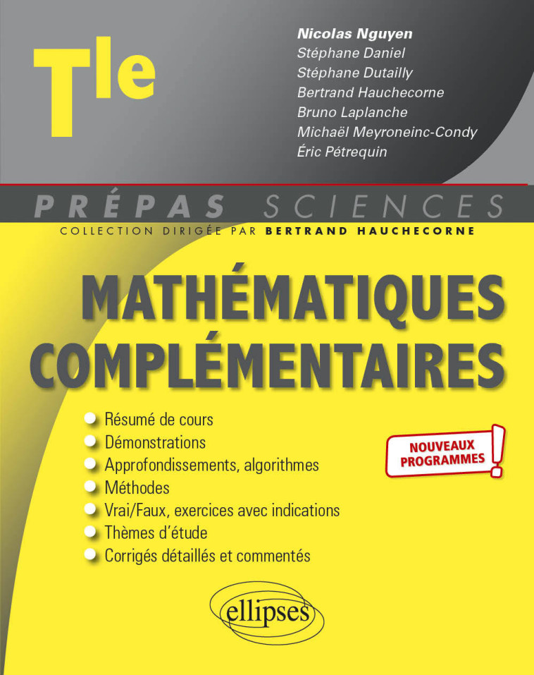 MATHS COMPLEMENTAIRES TLE 2021 - NGUYEN/DANIEL - ELLIPSES