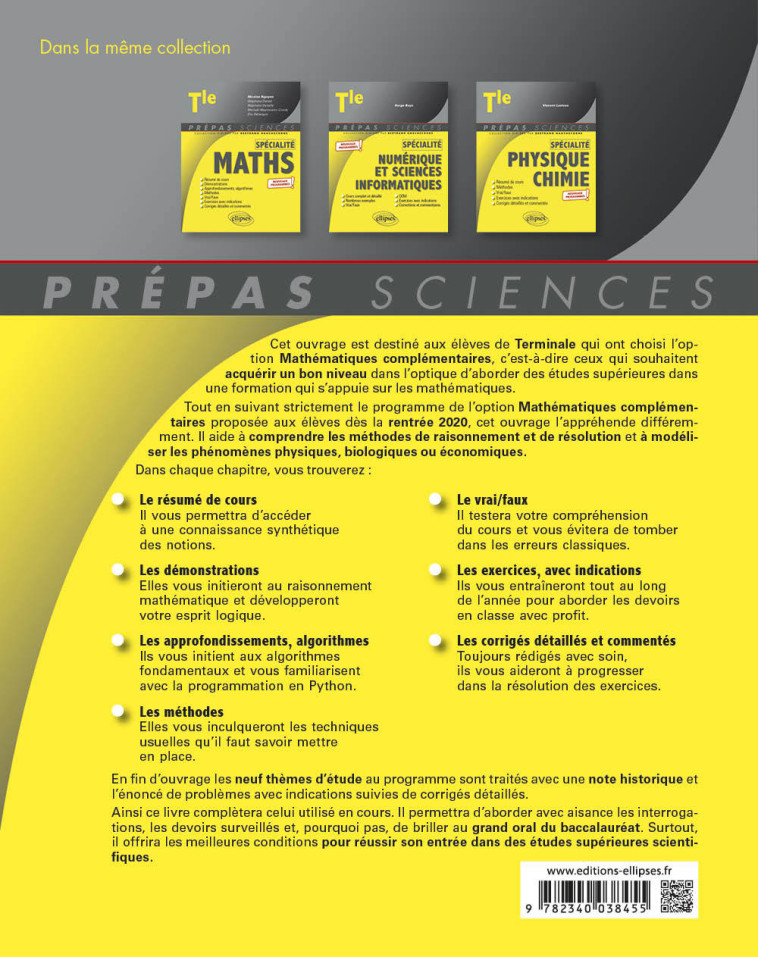 MATHS COMPLEMENTAIRES TLE 2021 - NGUYEN/DANIEL - ELLIPSES