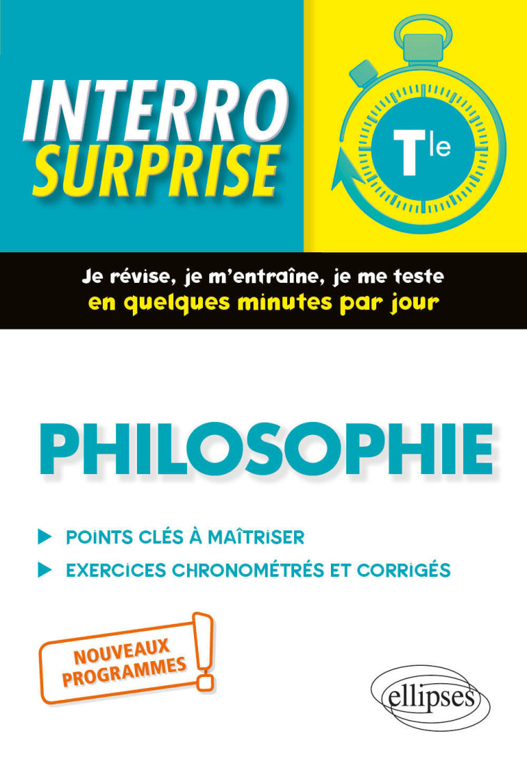 PHILOSOPHIE, TERMINALE. NOUVEAUX PROGRAMMES . - ROGUE EVELYNE - ELLIPSES