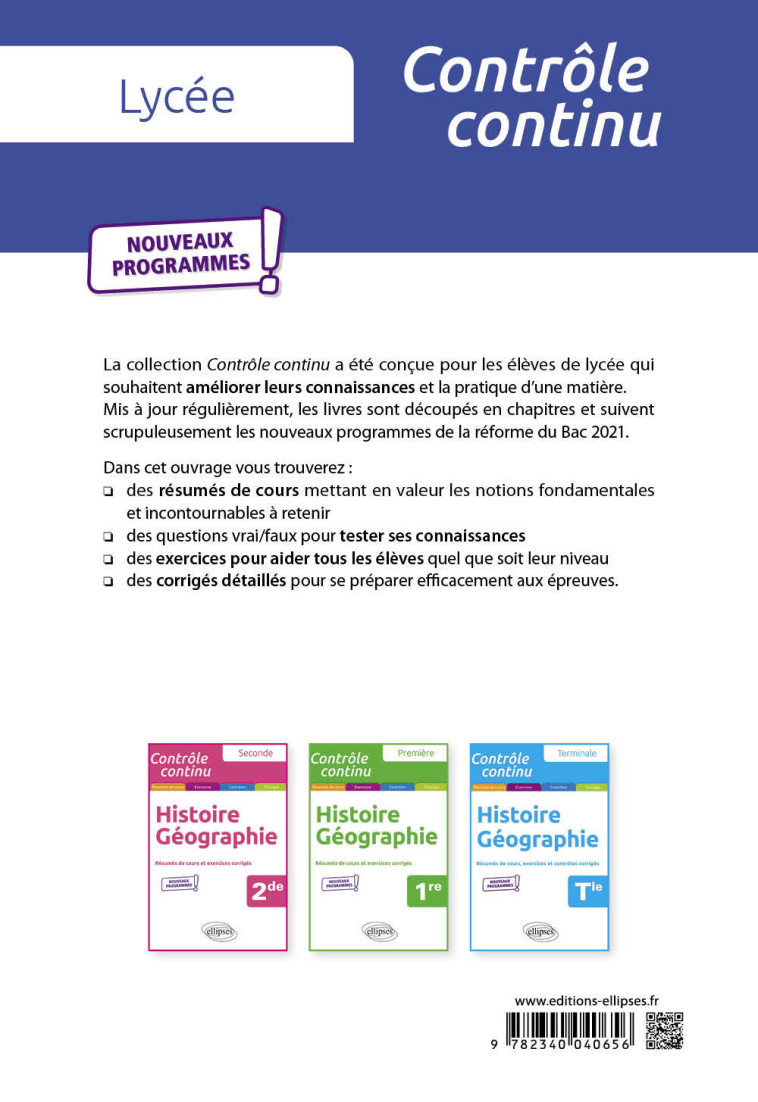 ENSEIGNEMENT MORAL ET CIVIQUE - LYCEE (2DE- 1RE-TLE) - NOUVEAUX PROGRAMMES - PANZANI/PEPIN - ELLIPSES