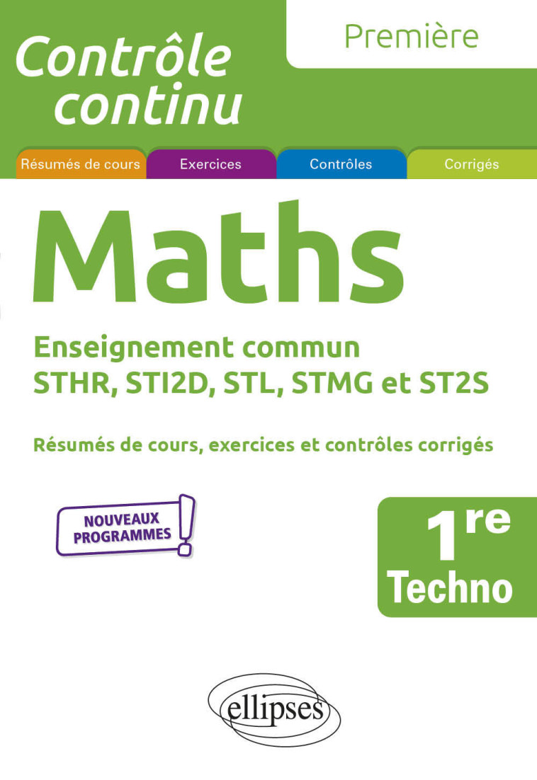 MATHS 1ERES TECHNO 2021 - GRAND-JACQUOT XAVIER - ELLIPSES