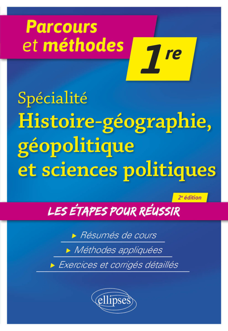 SPECIALITE HGGSP 1RE 2E EDTION 2021 - GALLOIS FLORE - ELLIPSES