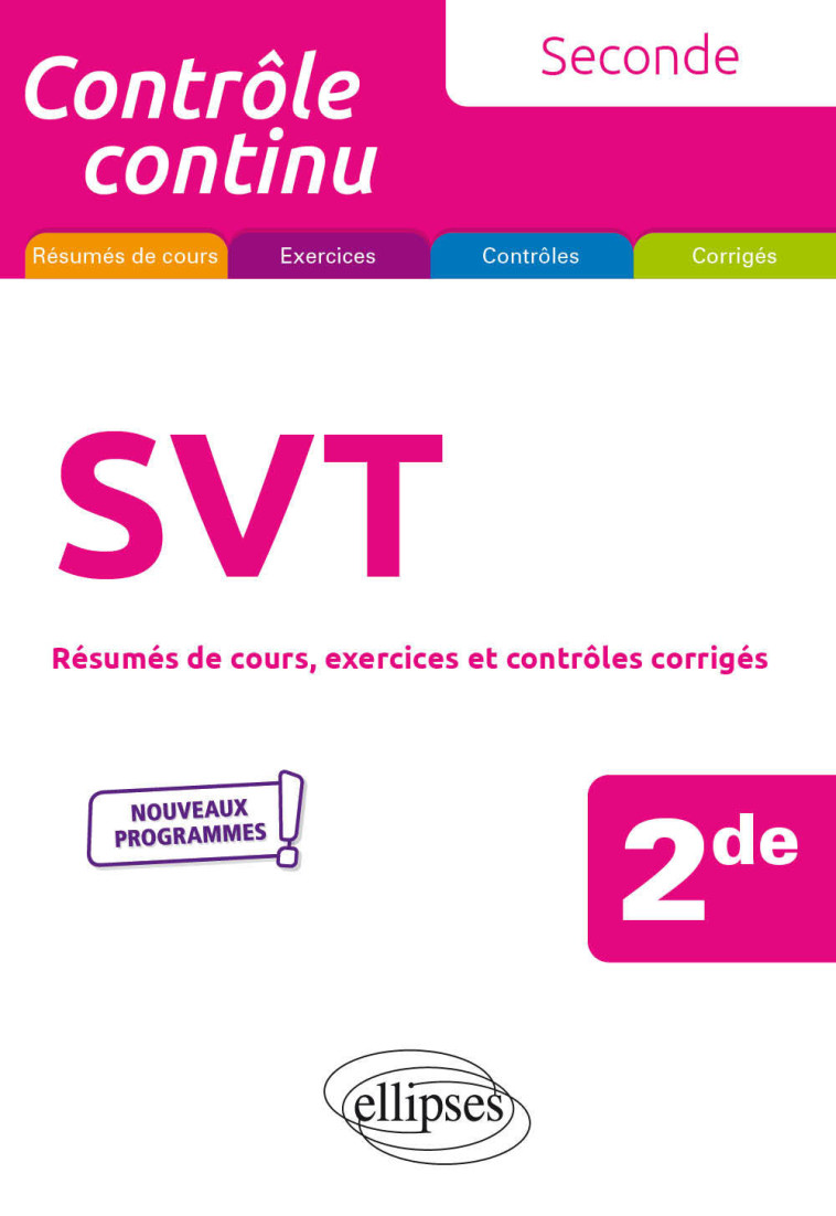 SVT 2NDE  ED 2021 - BOURLON PIERRE-MARIE - ELLIPSES