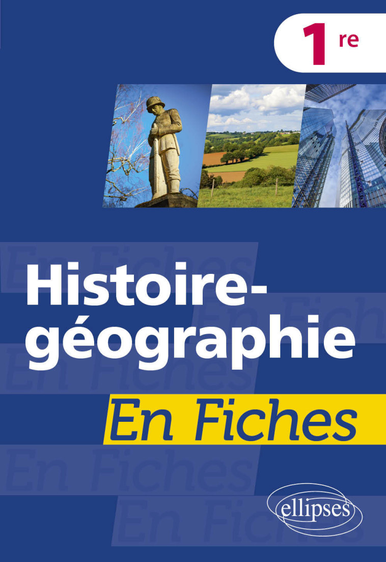 HISTOIRE-GEOGRAPHIE EN FICHES - PREMIERE - RABOT BRICE - ELLIPSES