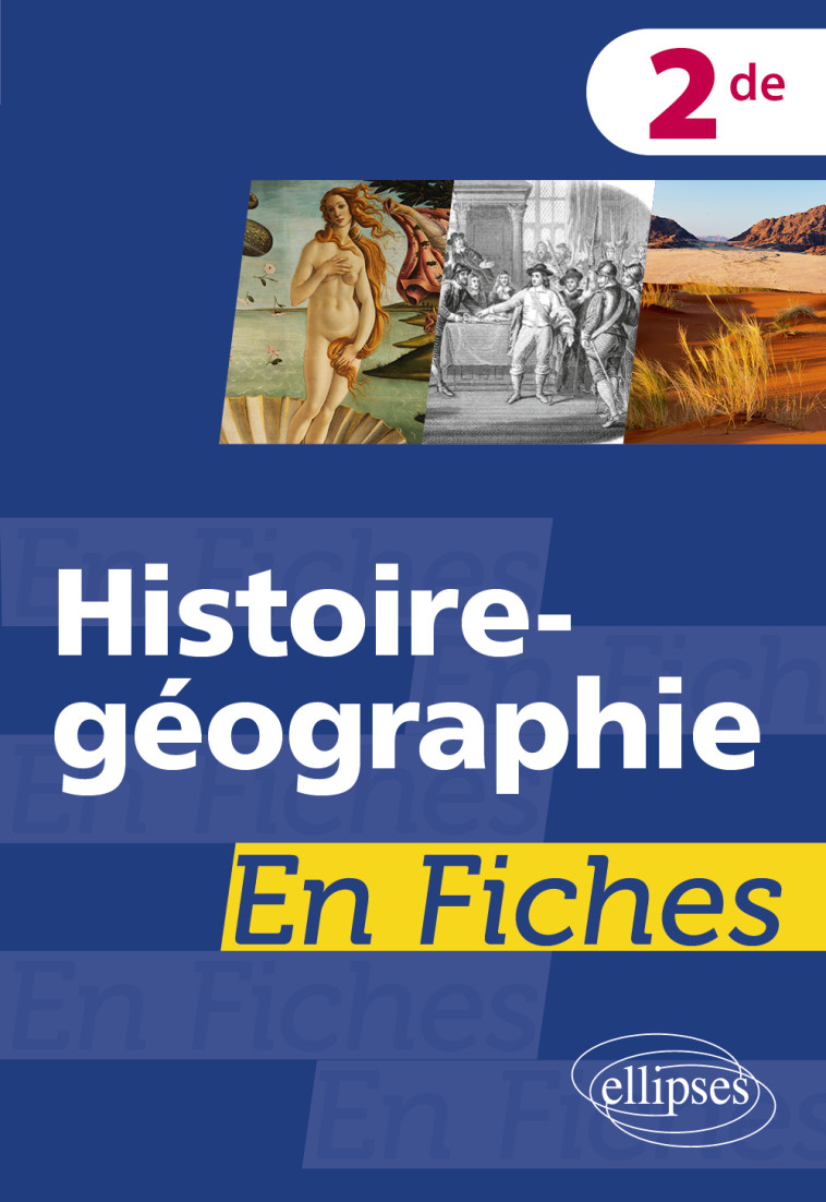 HISTOIRE-GEOGRAPHIE EN FICHES - SECONDE - GAYE-TRECUL S. - ELLIPSES