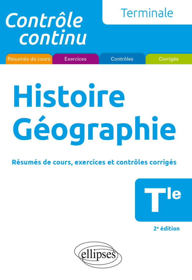 HISTOIRE GEOGRAPHIE - TERMINALE - SMAGHUE NICOLAS - ELLIPSES