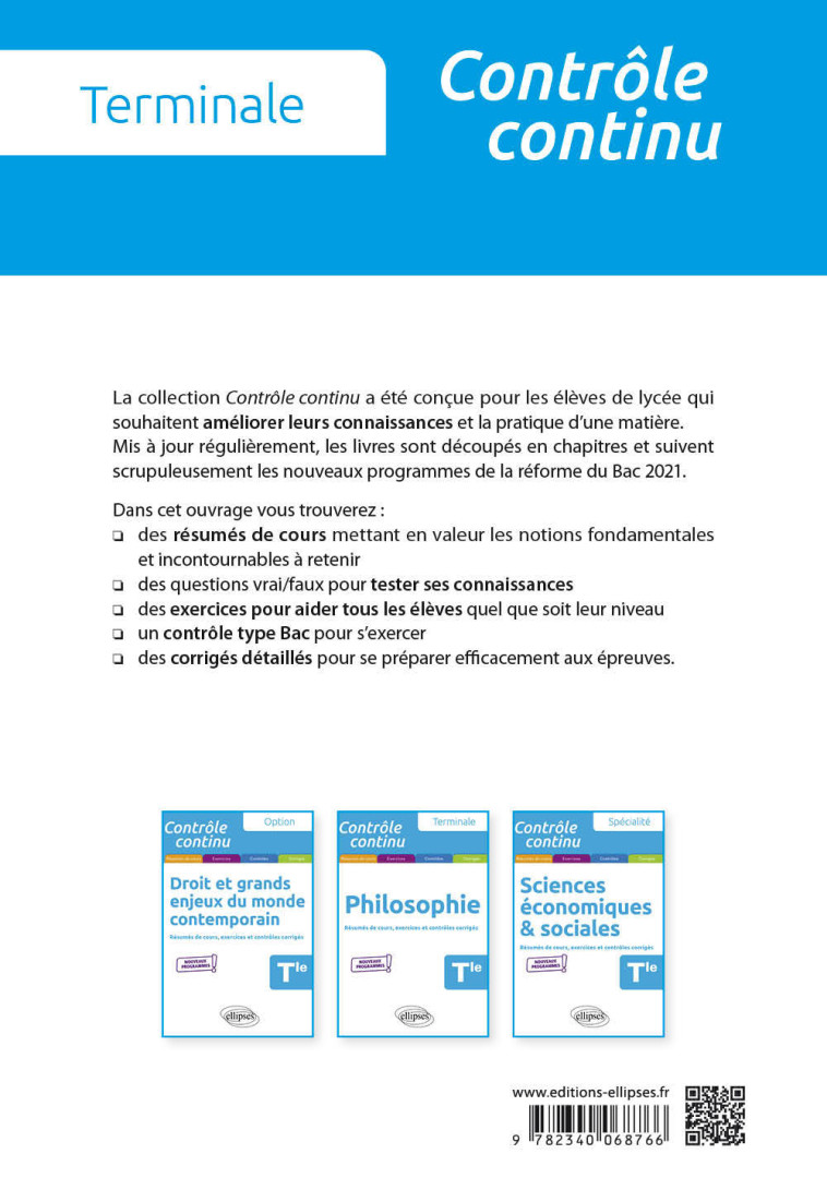 HISTOIRE GEOGRAPHIE - TERMINALE - SMAGHUE NICOLAS - ELLIPSES