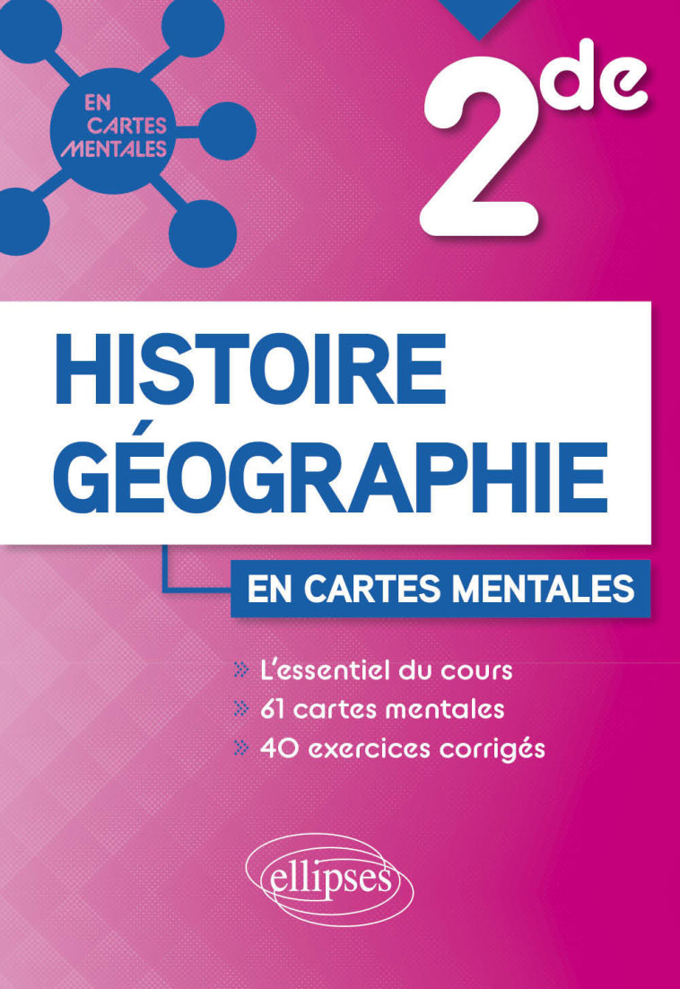 HISTOIRE-GEOGRAPHIE CARTES MENTALES ET EXERCICES CORRIGES 2DE - GRIMOULT CEDRIC - ELLIPSES