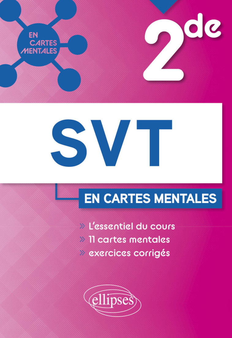 CARTES MENTALES SVT SECONDE - BELLONCLE MONIQUE - ELLIPSES