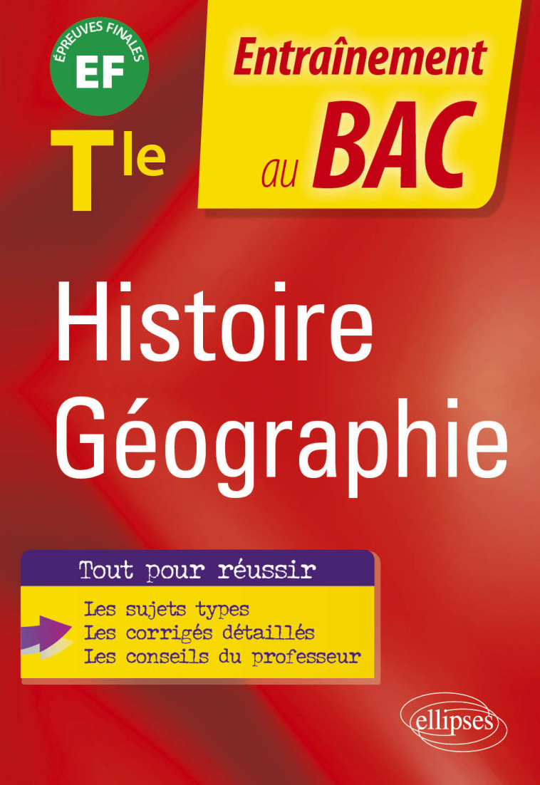 HISTOIRE-GEOGRAPHIE - TERMINALE - RABOT BRICE - ELLIPSES