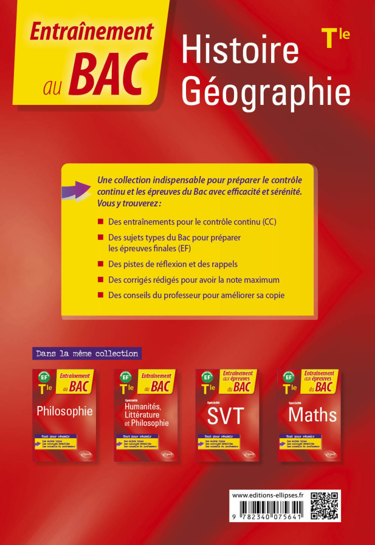 HISTOIRE-GEOGRAPHIE - TERMINALE - RABOT BRICE - ELLIPSES