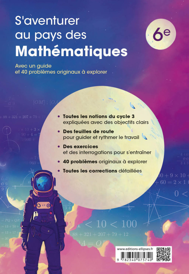 S'AVENTURER AU PAYS DES MATHEMATIQUES - NIVEAU 6E - AVEC UN GUIDE ET 40 PROBLEMES ORIGINAUX A EXPLOR - CHIARAMONTE MATTHIEU - ELLIPSES