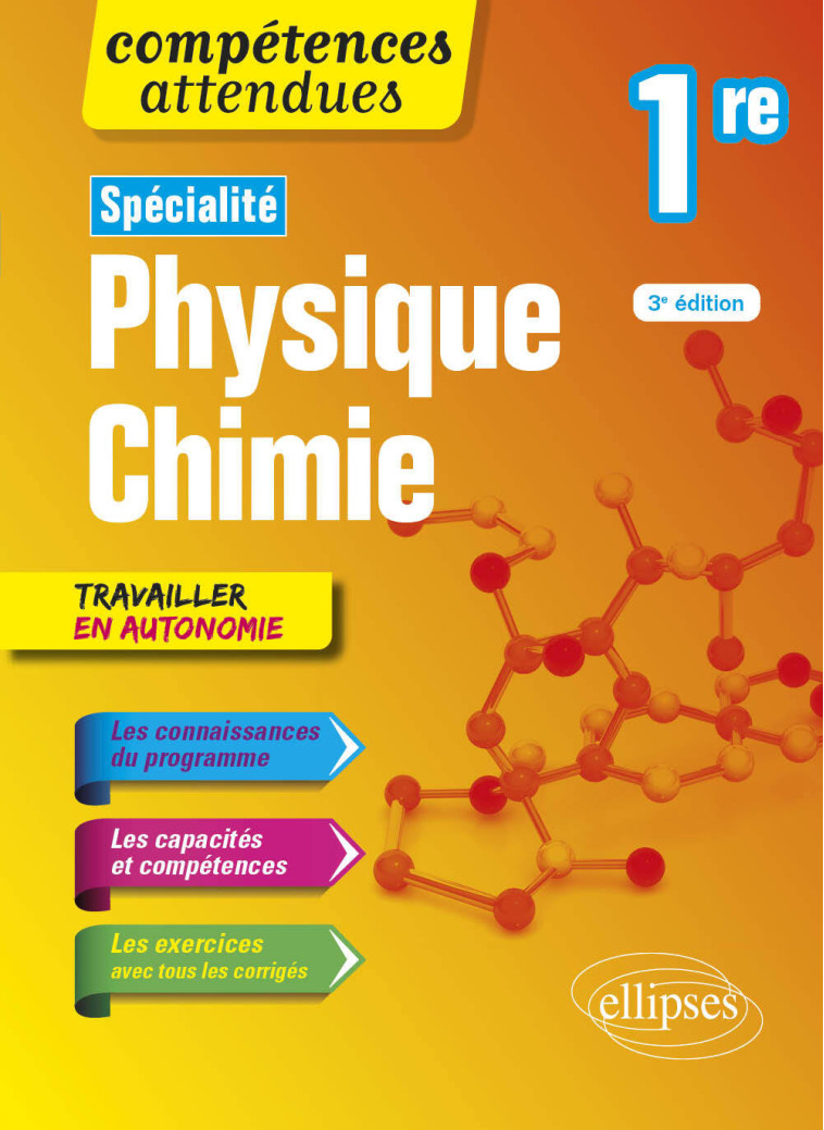 SPECIALITE PHYSIQUE-CHIMIE 1RE 3E EDITION - OLIVI MARIANNE - ELLIPSES