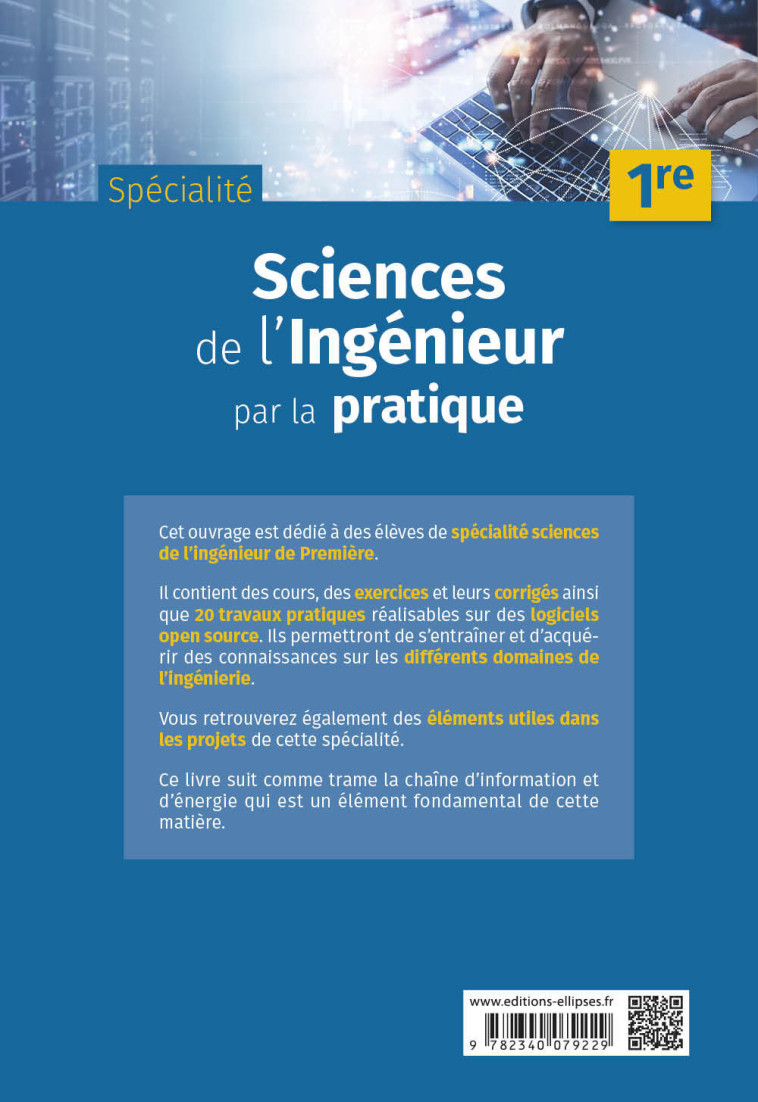 SPECIALITE SCIENCES DE L'INGENIEUR PAR LA PRATIQUE 1RE - LOVERGNE CHARLES - ELLIPSES