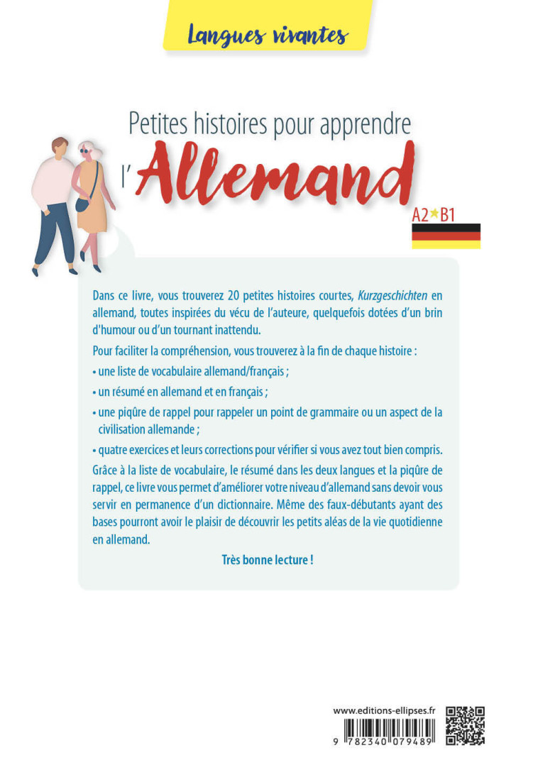 PETITES HISTOIRES POUR APPRENDRE L'ALLEMAND - STEFFEN PETRA - ELLIPSES