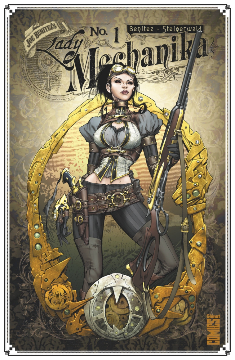 LADY MECHANIKA - TOME 01 - LE MYSTERE DU CORPS MECANIQUE - BENITEZ/STEIGERWALD - GLENAT