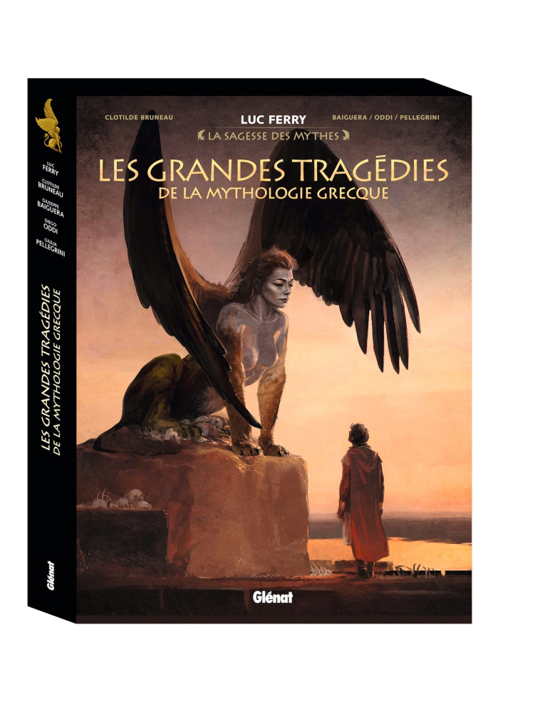 LES GRANDES TRAGEDIES DE LA MYTHOLOGIE GRECQUE - OEDIPE / ANTIGONE / DEDALE ET ICARE - BRUNEAU/BAIGUERA - GLENAT