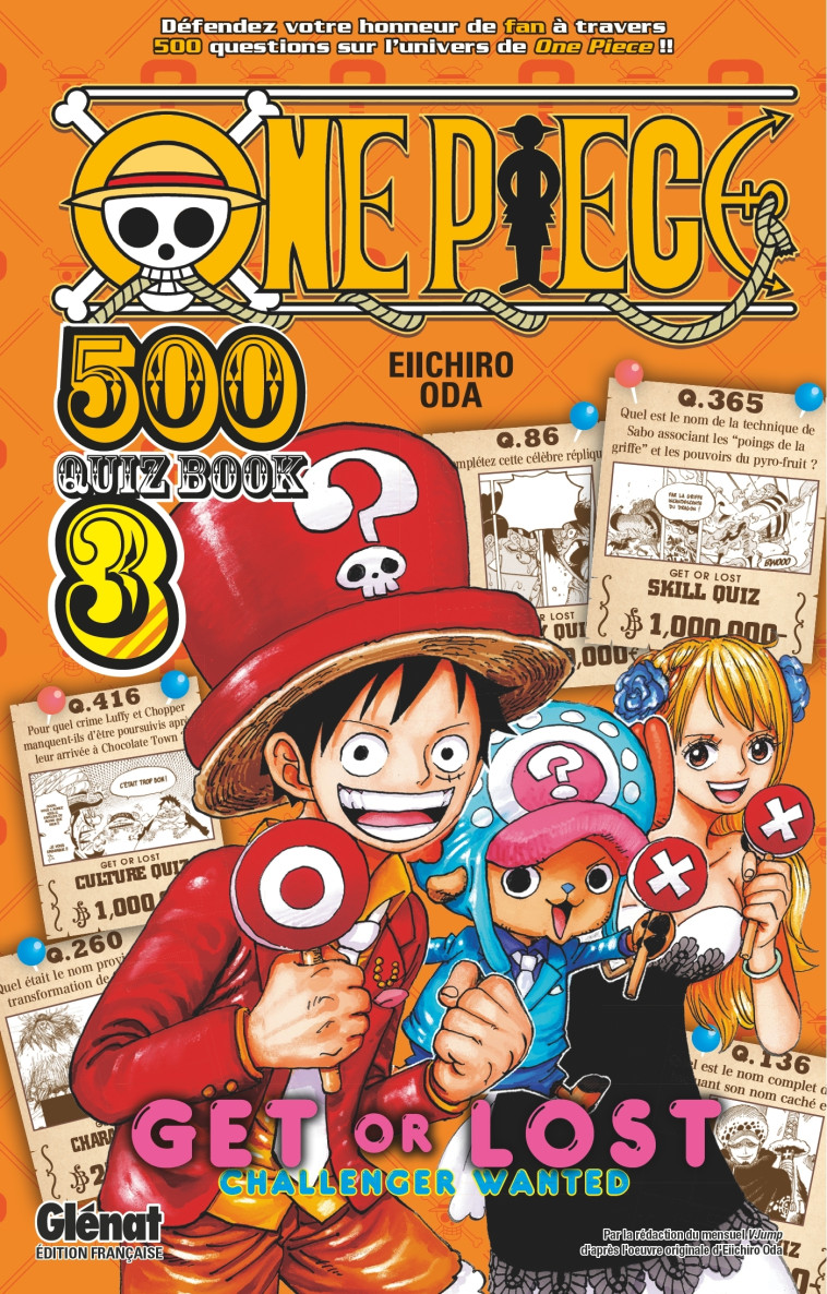 ONE PIECE QUIZ BOOK - T03 - ODA EIICHIRO - GLENAT