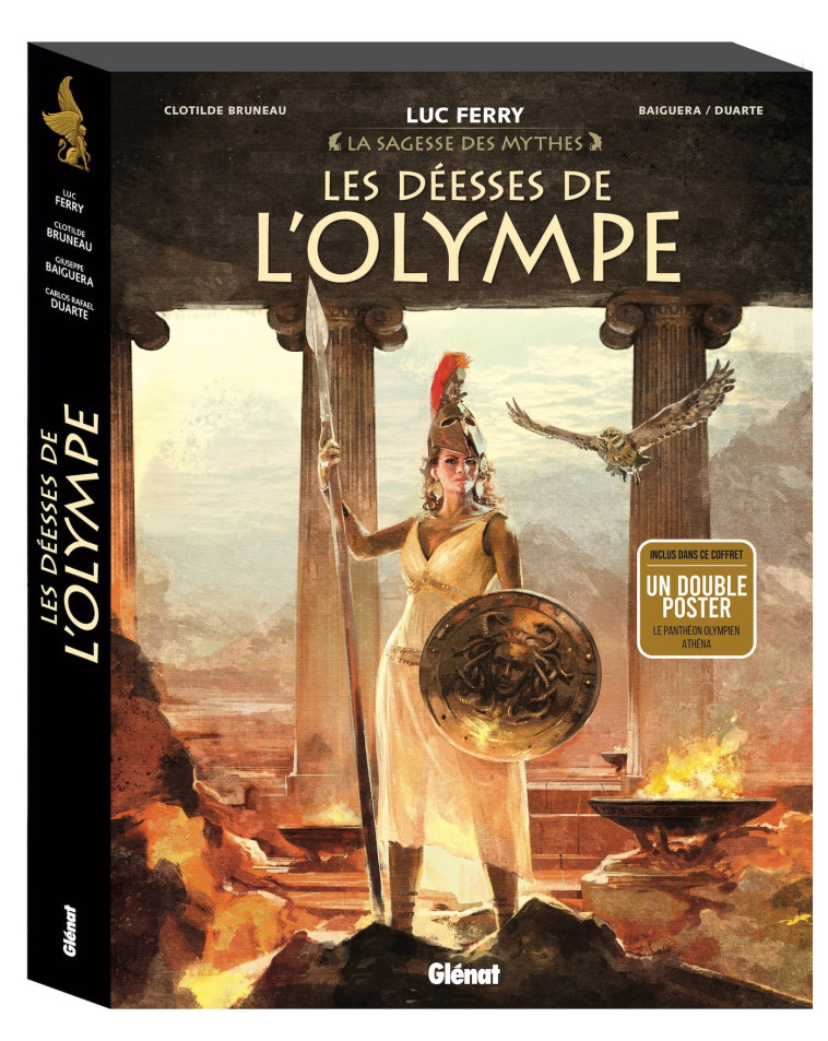 LES DEESSES DE L'OLYMPE COFFRET 3 VOLUMES - BRUNEAU/BAIGUERA - GLENAT