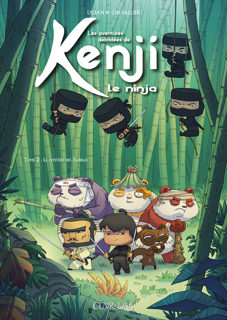 KENJI LE NINJA  T02 LE MYSTERE DES PANDAS - LYLIAN - CLAIR DE LUNE