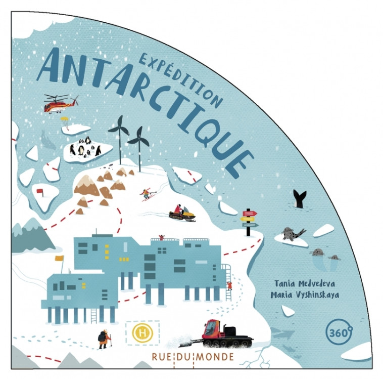 EXPEDITION ANTARCTIQUE - MEDVEDEVA - RUE DU MONDE