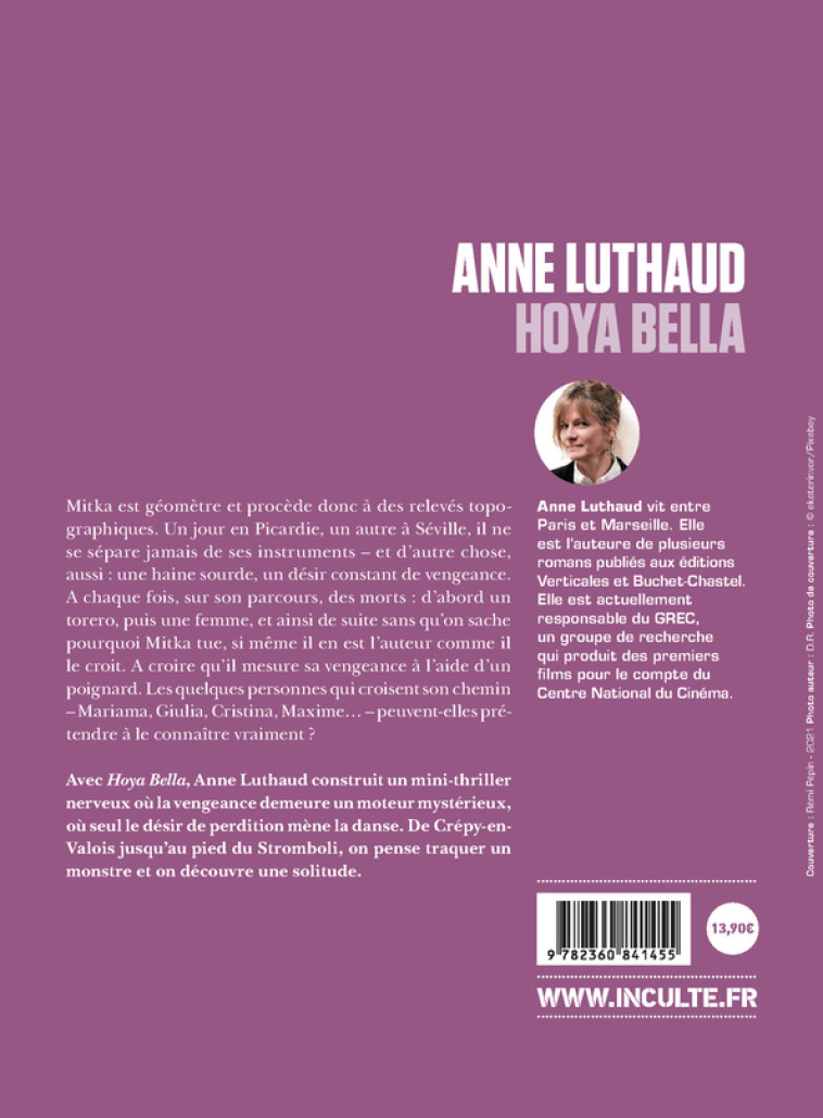 HOYA BELLA - LUTHAUD ANNE - INCULTE