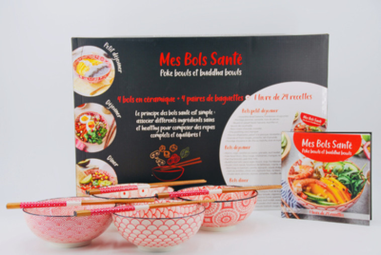 MES BOLS SANTE ROUGES BUDDHA BOLS ET POKE BOWL - COLLECTIF - I2C