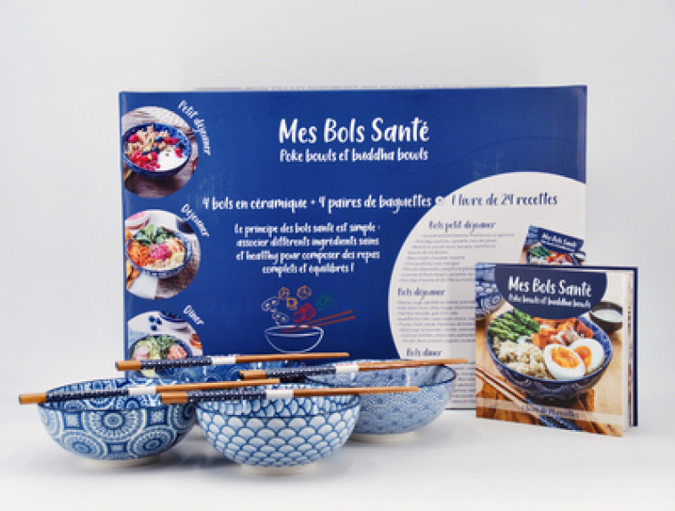 MES BOLS SANTE BLEUS BUDDHA BOLS ET POKE BOWL - COLLECTIF - I2C