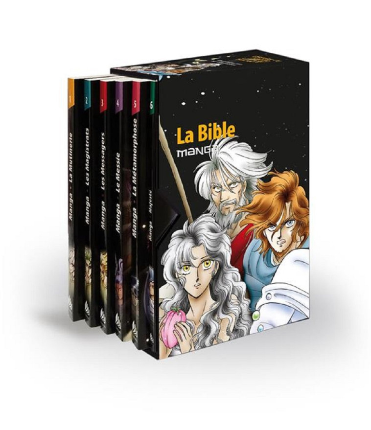 LA BIBLE MANGA, LE COFFRET COLLECTION COMPLET 6 TOMES - AZUMI RYO - BLF EUROPE